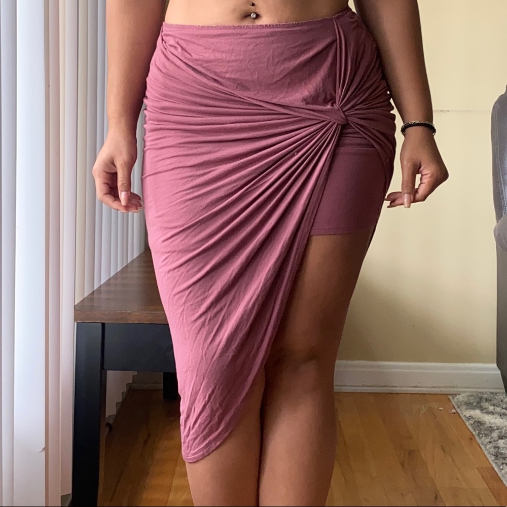Dark nude Skirt, going out skirt, night out skirt